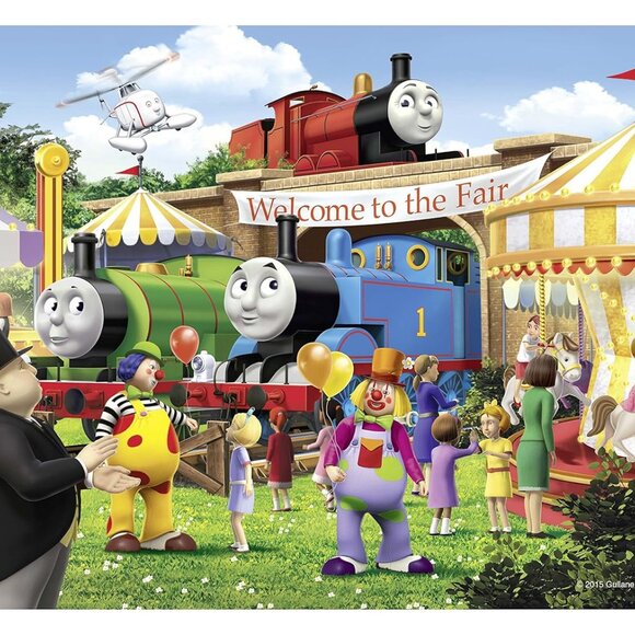 Thomas and Friends Welcome To The Fair Tin Puzzle Box Thomas the Train Engine - Picture 3 of 4